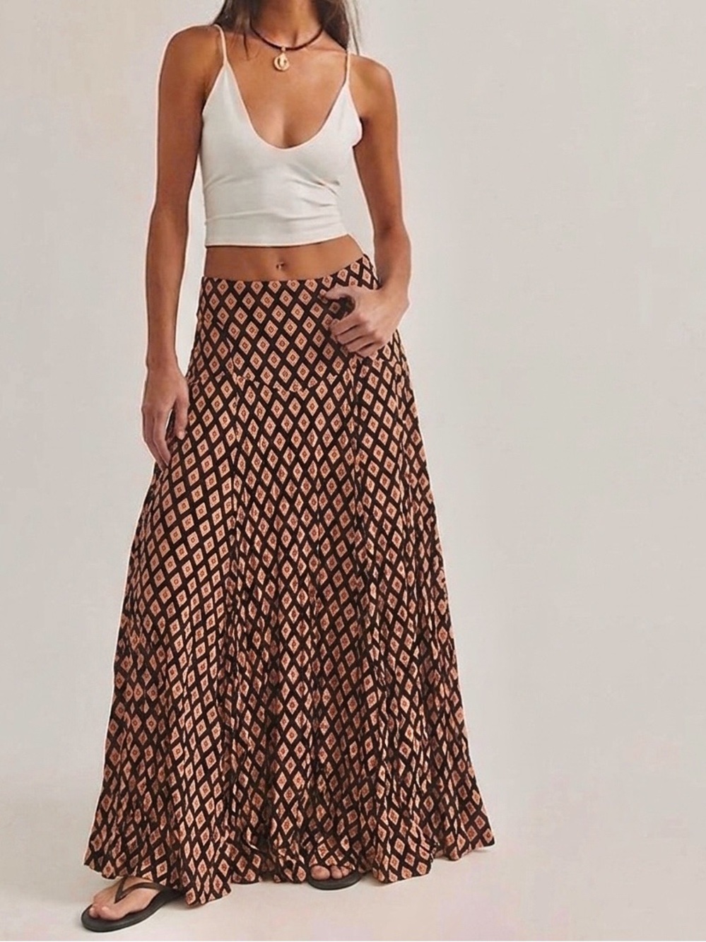 Anthropologie Maeve Abstract Maxi Skirt NWOT Never Worn